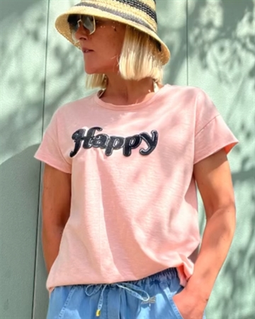 GASPAR Express Happy Boxy T-Shirt 2401337 Rose